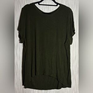 Athleta Dark Green Short Sleeve Tee